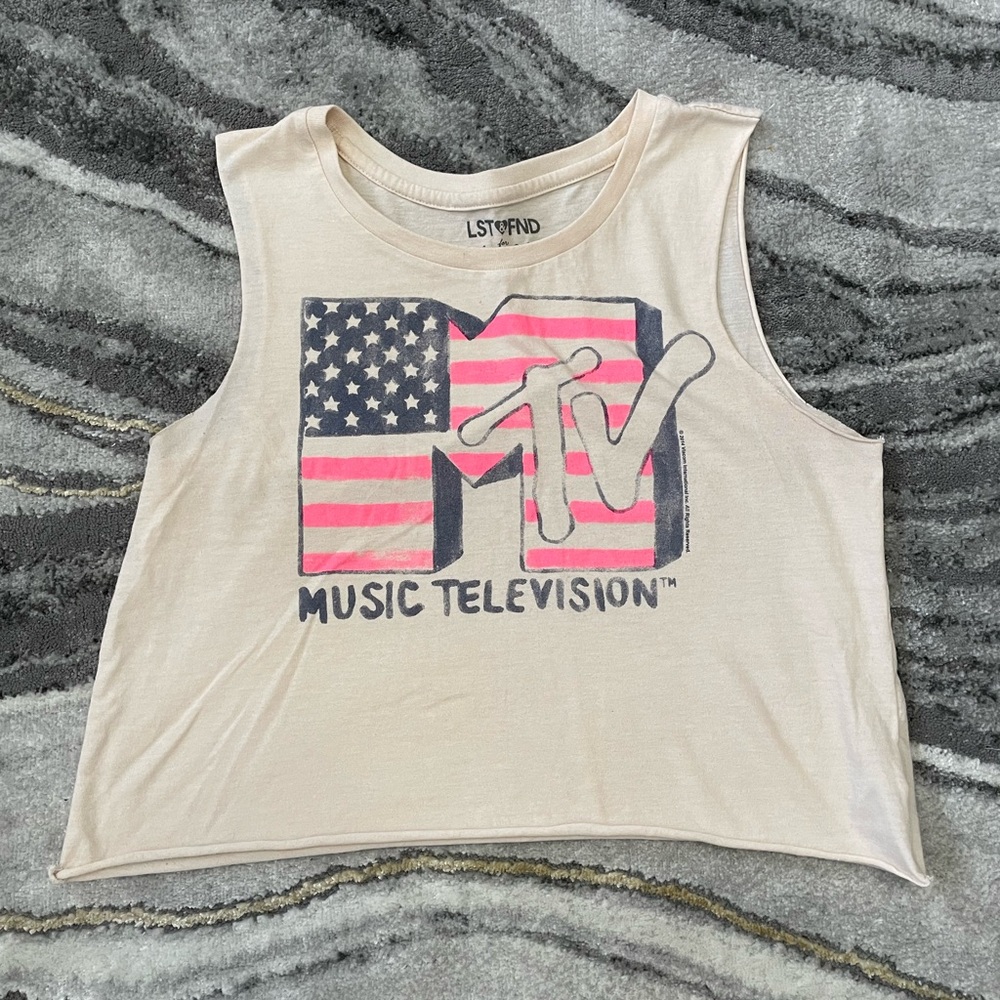 MTV Crop Top Muscle Tank